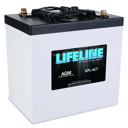 Life Line 6 volt Batteries (2) GPL-4CT - 220ah -